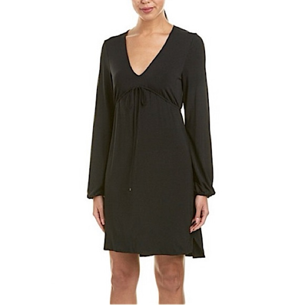 Tart Collections soft modal long sleeve black dress